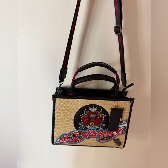 NWT Ed Hardy Bundle Tote & Perfume - Picture 12 of 16